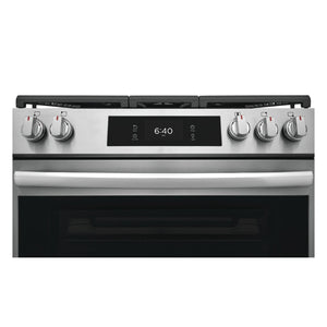 Cuisinière à gaz option pizza 30 po Inox