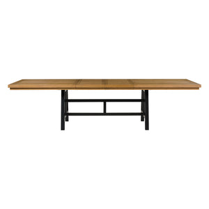 Table de salle à manger extensible en bois et métal - Galliden