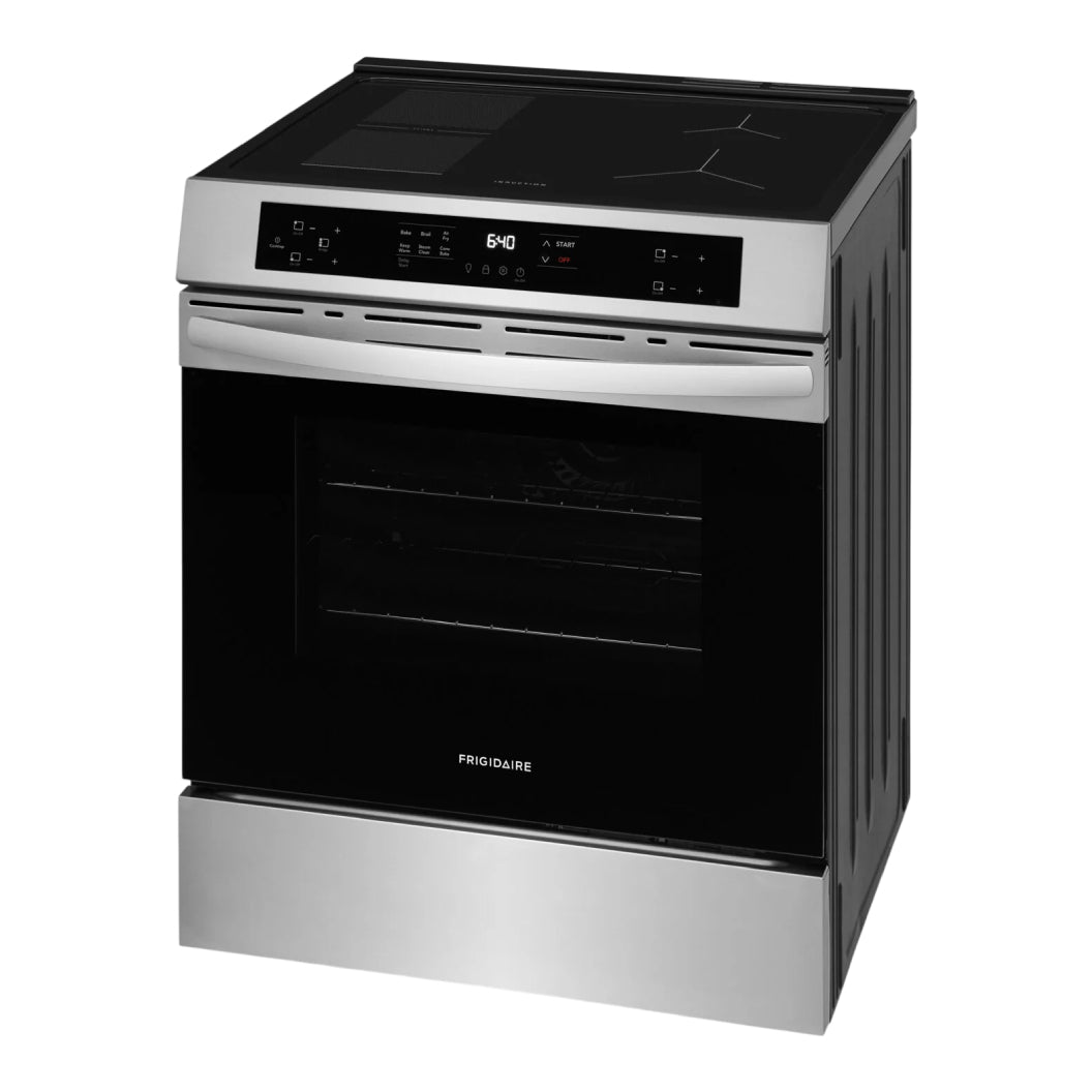 Cuisinière à induction encastrable 30 po Inox commande frontale avec 5 éléments