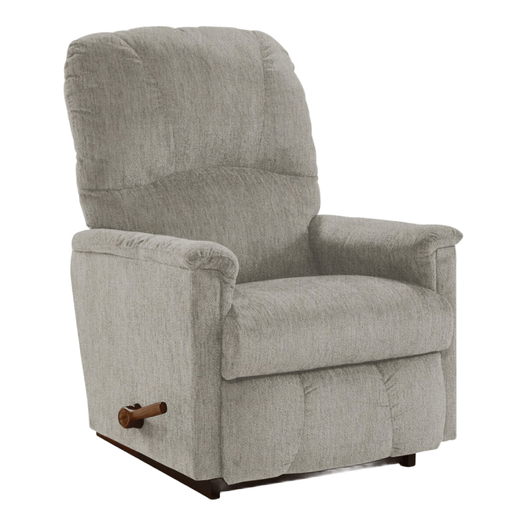 Fauteuil berçant et inclinable en tissu taupe - Mercury