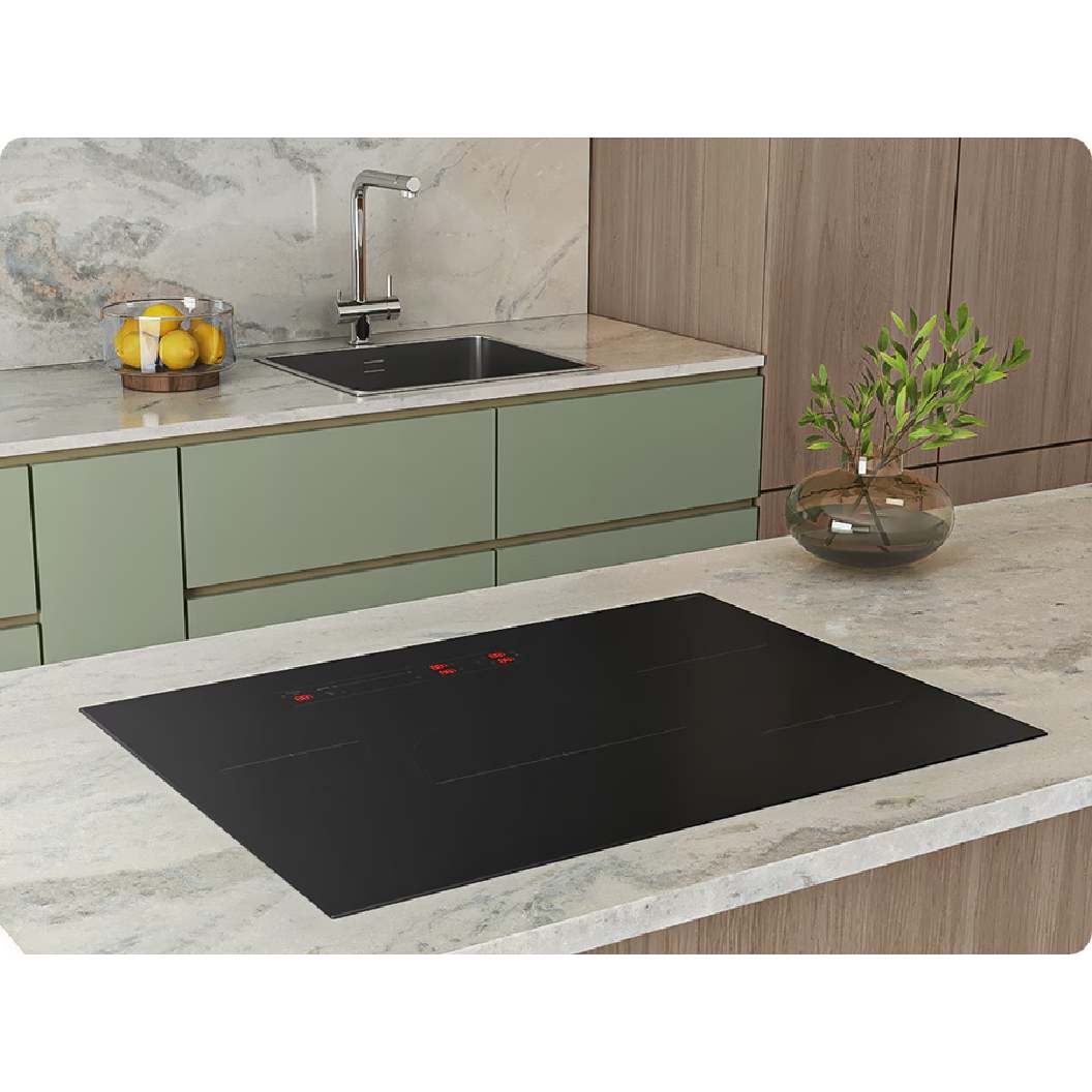 Plaque de cuisson à induction 30 po, Noir à 4 zones avec Wi-Fi