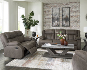 Sofa inclinable aspect cuir brun - First Base