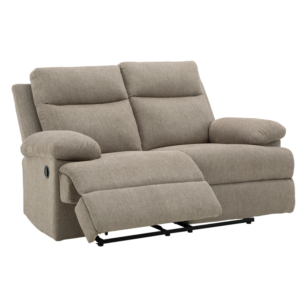Causeuse inclinable en tissu taupe - Side-Swipe