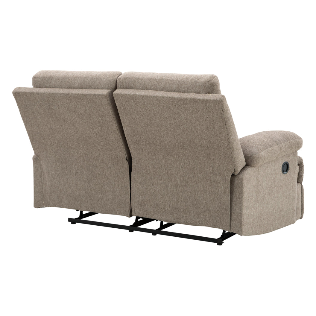 Causeuse inclinable en tissu taupe - Side-Swipe