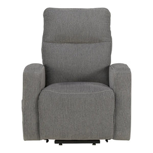 Fauteuil lève-personne motorisé chauffant et massant en tissu gris - Starganza