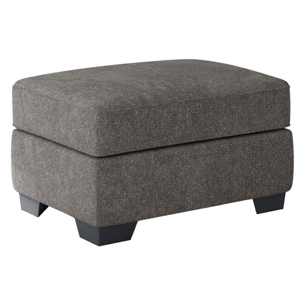 Ottoman en tissu gris graphite - Arendale