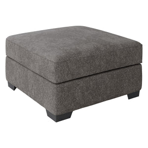 Ottoman surdimensionné en tissu gris graphite - Arendale