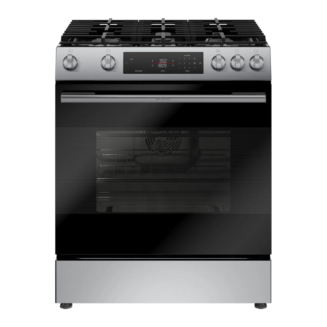 Cuisinière au gaz 30 po, 5,8 pi³ Inox - Série 100 - Air Fry & pré-chauffage rapide