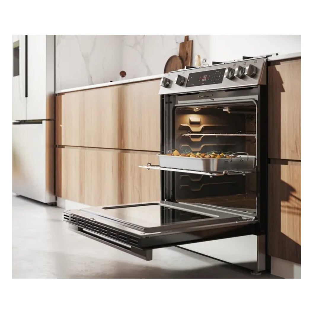 Cuisinière au gaz 30 po, 5,8 pi³ Inox - Série 100 - Air Fry & pré-chauffage rapide