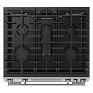 Cuisinière au gaz 30 po, 5,8 pi³ Inox - Série 100 - Air Fry & pré-chauffage rapide