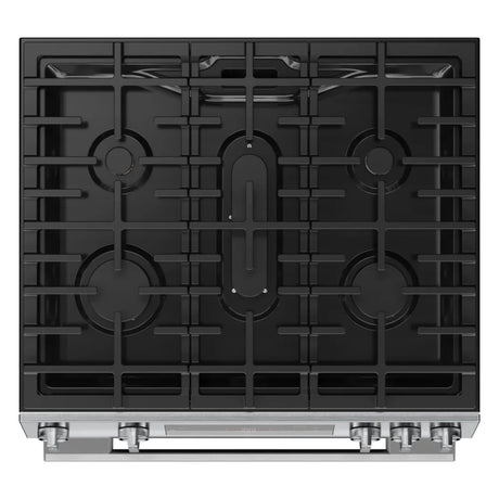 Cuisinière au gaz 30 po, 5,8 pi³ Inox - Série 100 - Air Fry & pré-chauffage rapide