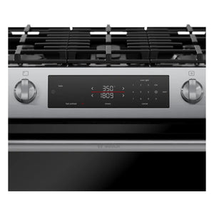 Cuisinière au gaz 30 po, 5,8 pi³ Inox - Série 100 - Air Fry & pré-chauffage rapide