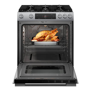 Cuisinière au gaz 30 po, 5,8 pi³ Inox - Série 100 - Air Fry & pré-chauffage rapide