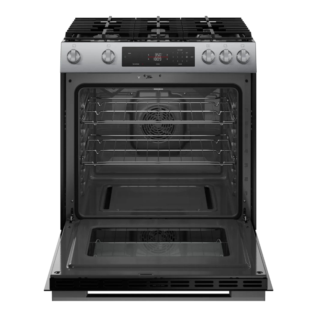 Cuisinière au gaz 30 po, 5,8 pi³ Inox - Série 100 - Air Fry & pré-chauffage rapide