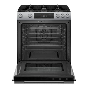 Cuisinière au gaz 30 po, 5,8 pi³ Inox - Série 100 - Air Fry & pré-chauffage rapide
