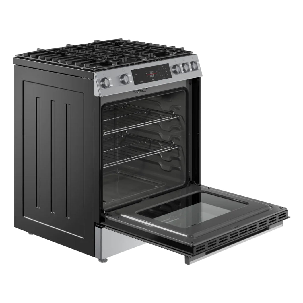 Cuisinière au gaz 30 po, 5,8 pi³ Inox - Série 100 - Air Fry & pré-chauffage rapide