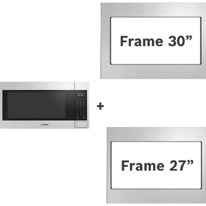 Micro-ondes encastrable 24 po, 2,1 pi³ Inox - Série 300