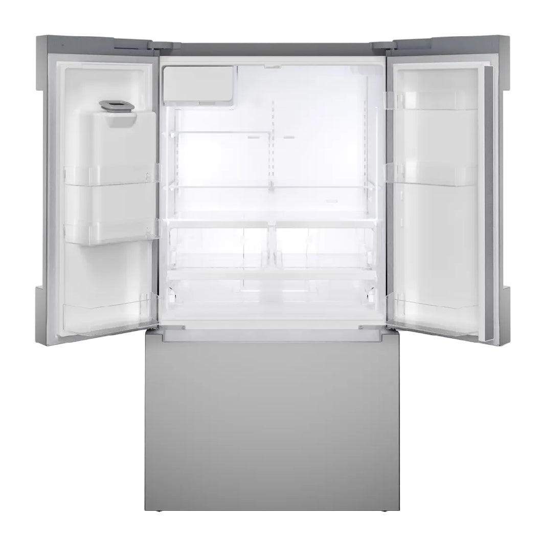 Réfrigérateur à porte française 36 po, 21,6 pi³, 3 portes Inox - Série 100 avec Wi-Fi et distributeur d'eau