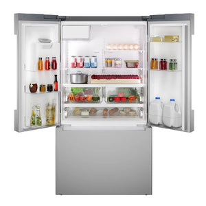 Réfrigérateur à porte française 36 po, 21,6 pi³, 3 portes Inox - Série 100 avec Wi-Fi et distributeur d'eau