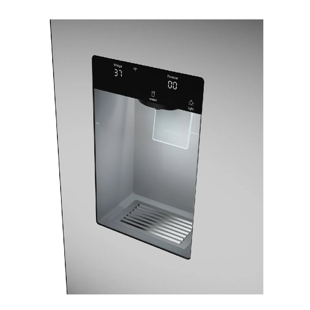 Réfrigérateur à porte française 36 po, 21,6 pi³, 3 portes Inox - Série 100 avec Wi-Fi et distributeur d'eau