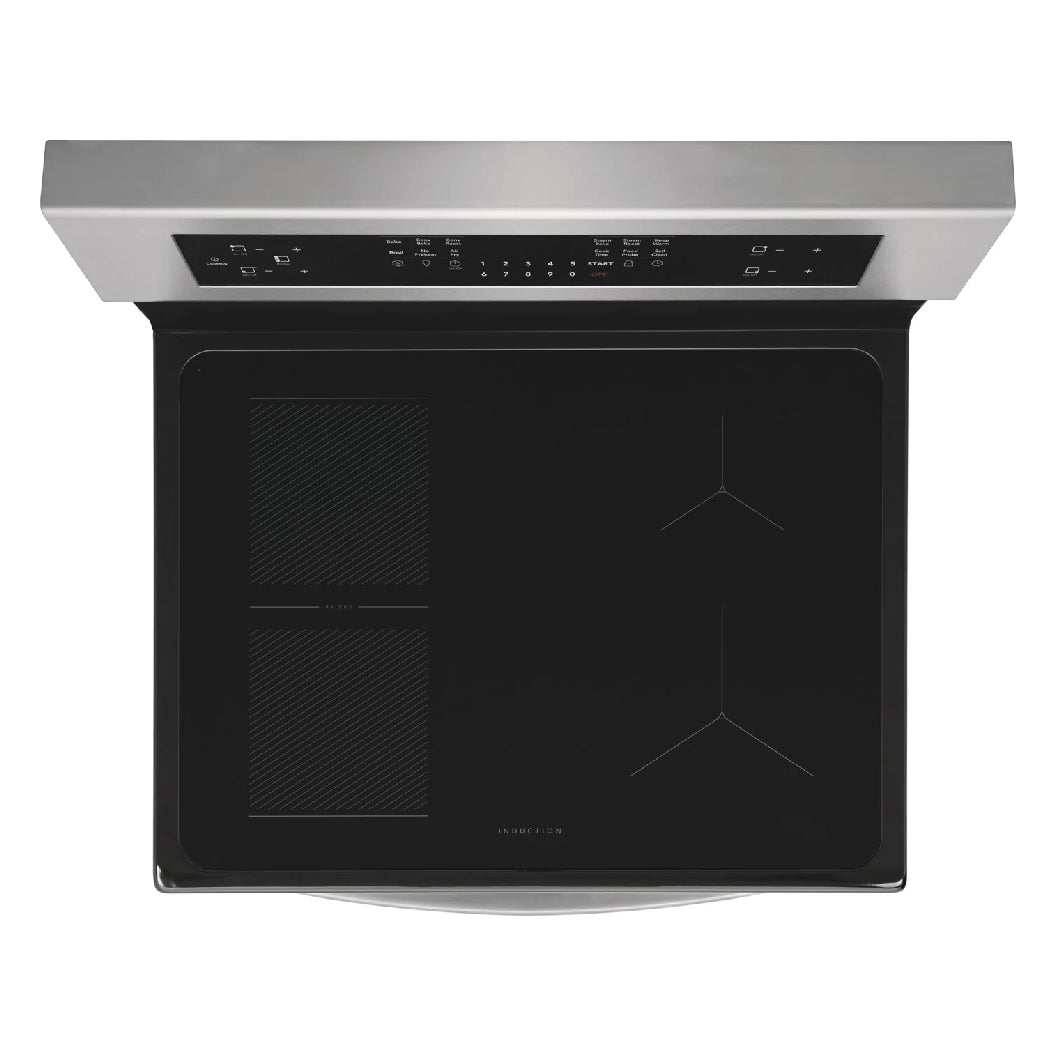 Cuisinière à induction 30 po, 5,3 pi³ Inox - Gallery avec Air Fry & préchauffage rapide