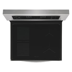 Cuisinière à induction 30 po, 5,3 pi³ Inox - Gallery avec Air Fry & préchauffage rapide
