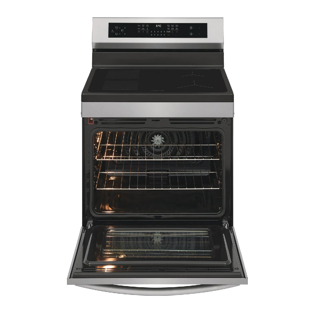 Cuisinière à induction 30 po, 5,3 pi³ Inox - Gallery avec Air Fry & préchauffage rapide