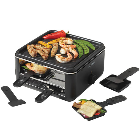 Ensemble à raclette électrique pour 4 personnes