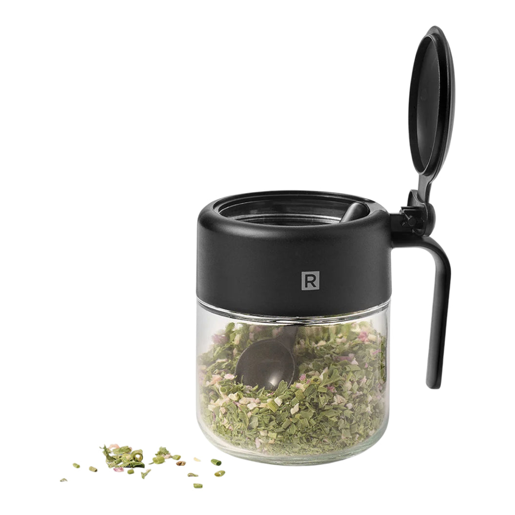 Pot à condiments en verre