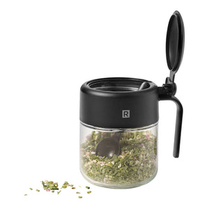 Pot à condiments en verre