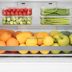 Réfrigérateur à congélateur inférieur 28 po, 14,8 pi³ Inox