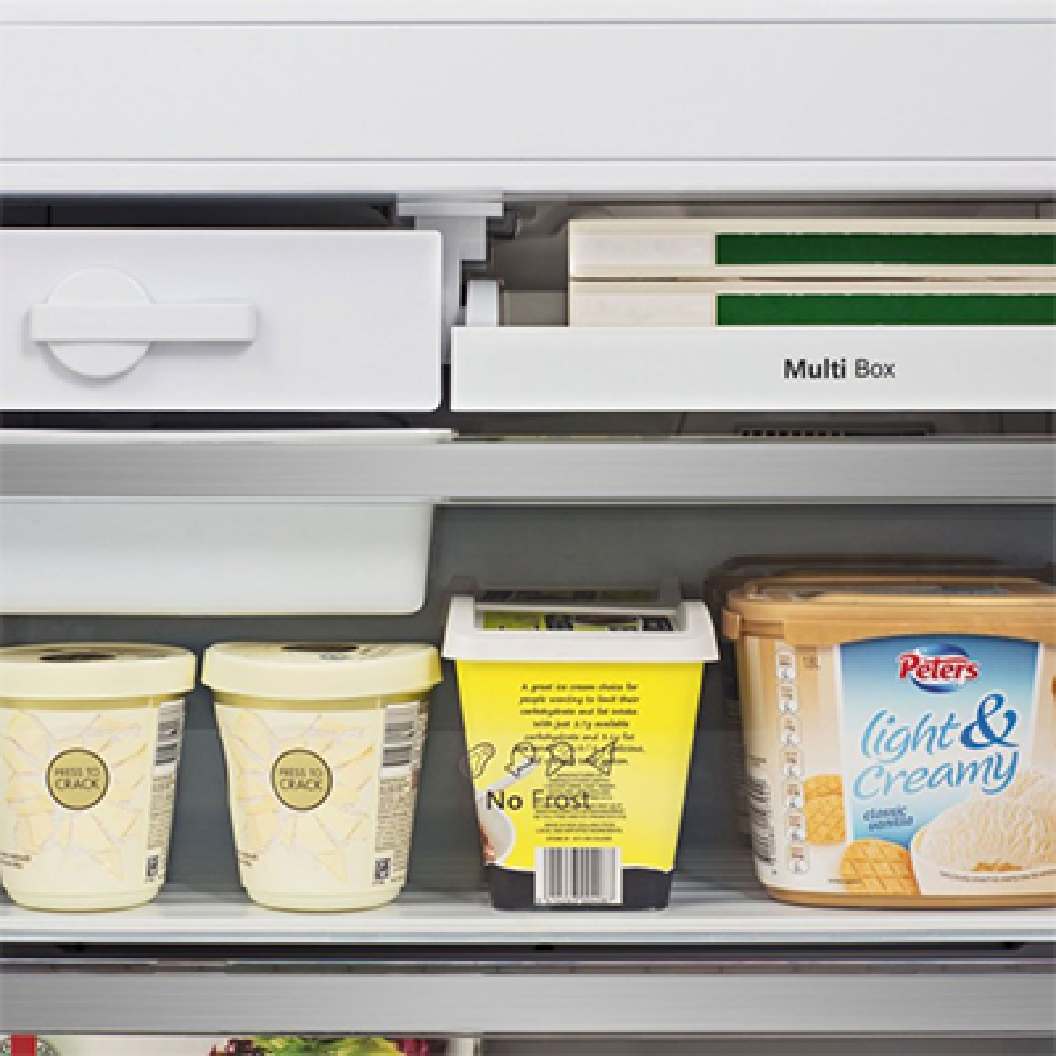 Réfrigérateur à congélateur inférieur 28 po, 14,8 pi³ Inox