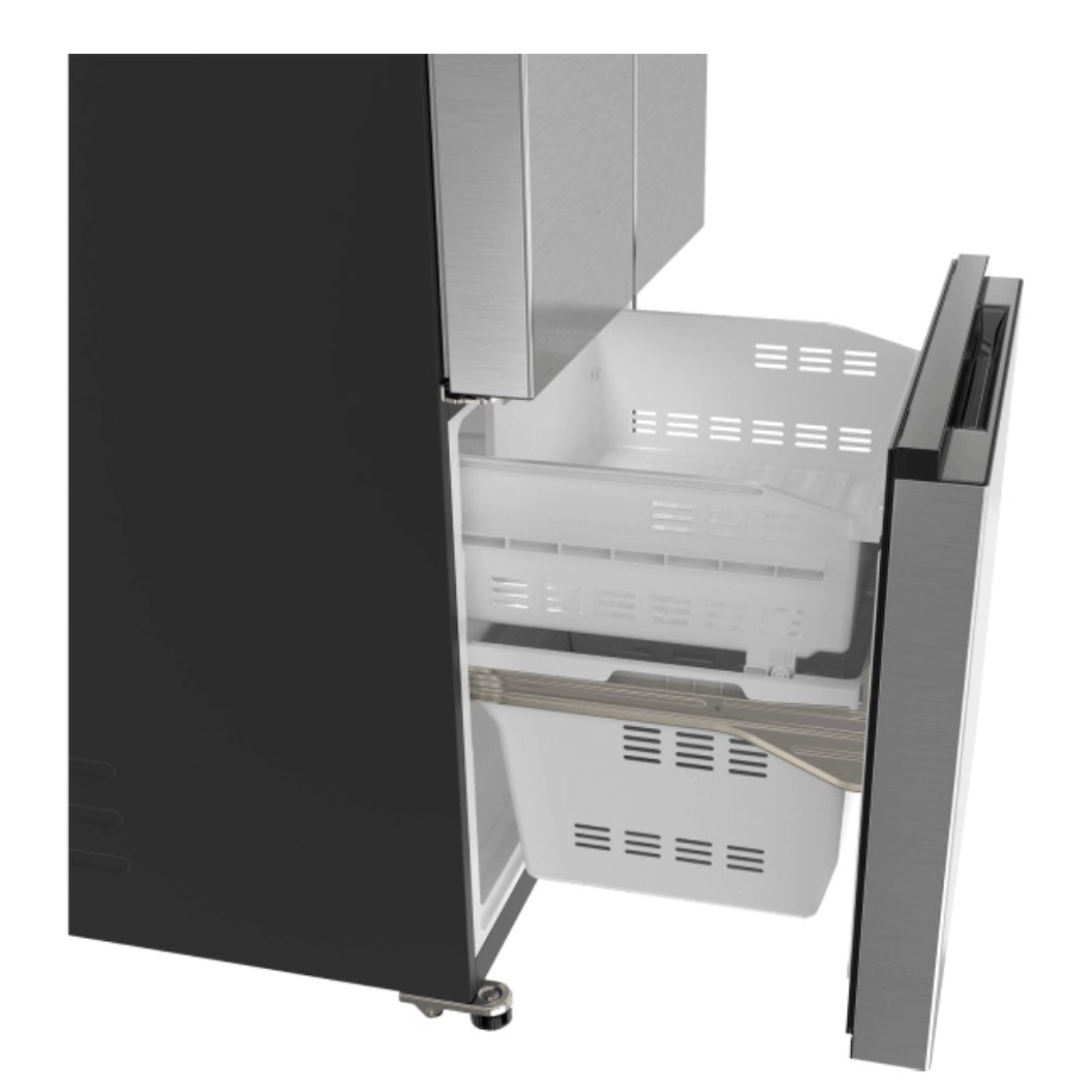 Réfrigérateur porte française 32 po, 18 pi³ Inox