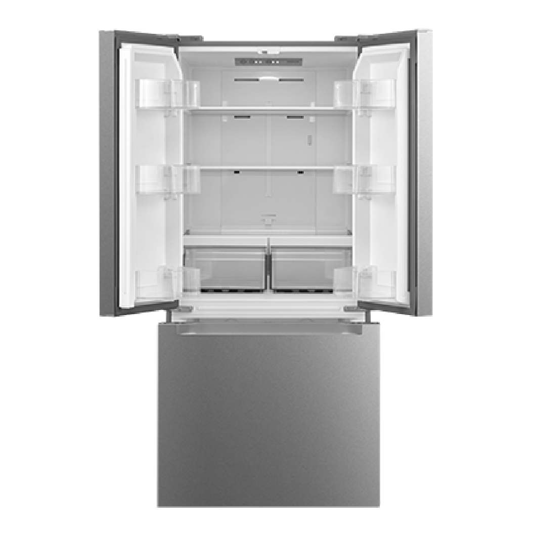 Réfrigérateur porte française 30 po, 18,4 pi³  Inox, 3 portes