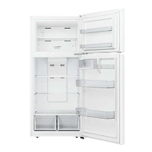 Réfrigérateur à congélateur supérieur 30 po, 18 pi³ Blanc