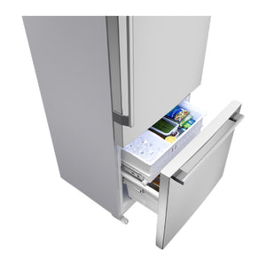 Réfrigérateur encastrable à congélateur inférieur 33 po, 17,2 pi³ Inox - Série 100 avec machine à glaçons