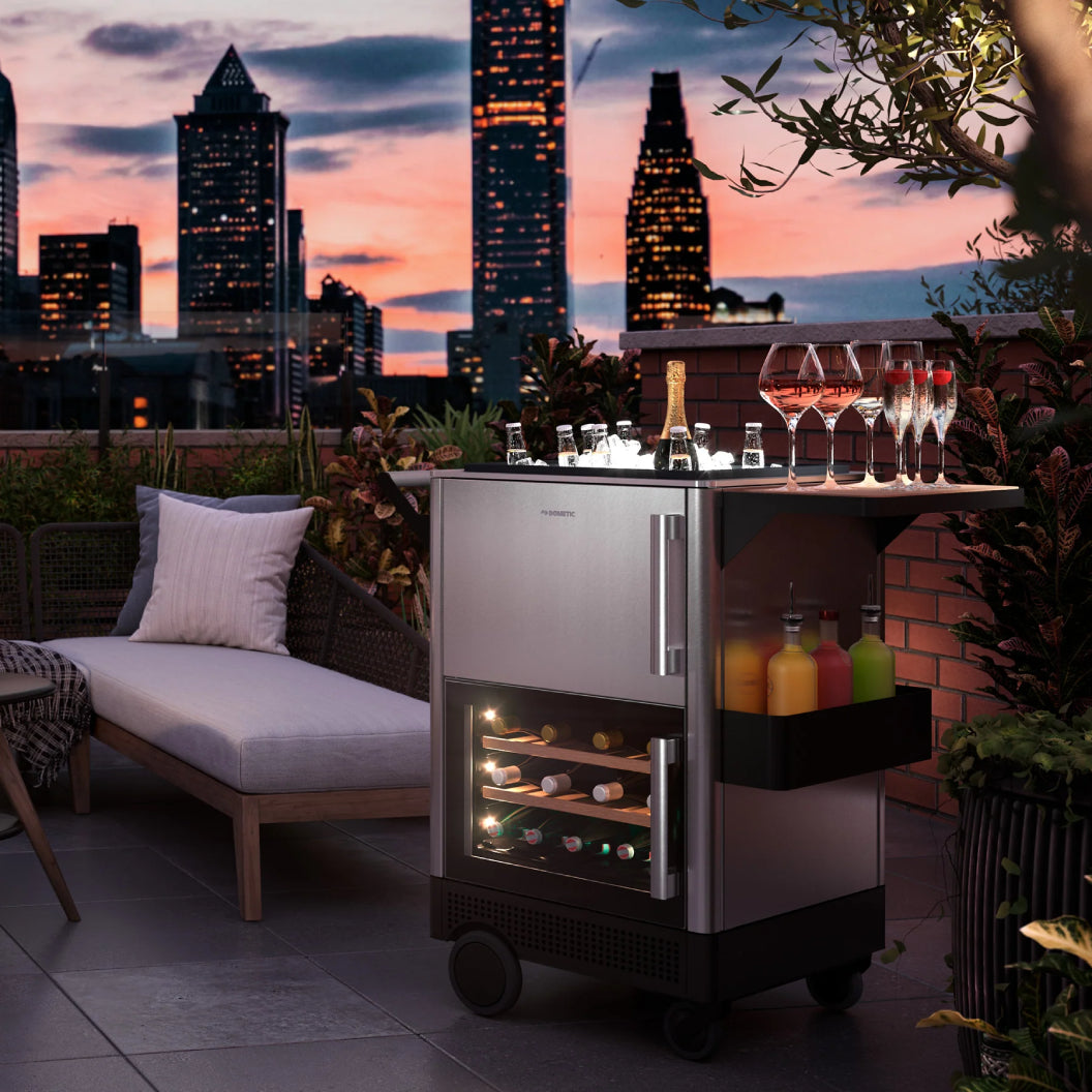 Unité de bar mobile pour cuisine extérieure 27 po - 2 zones