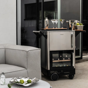Unité de bar mobile pour cuisine extérieure 27 po - 2 zones