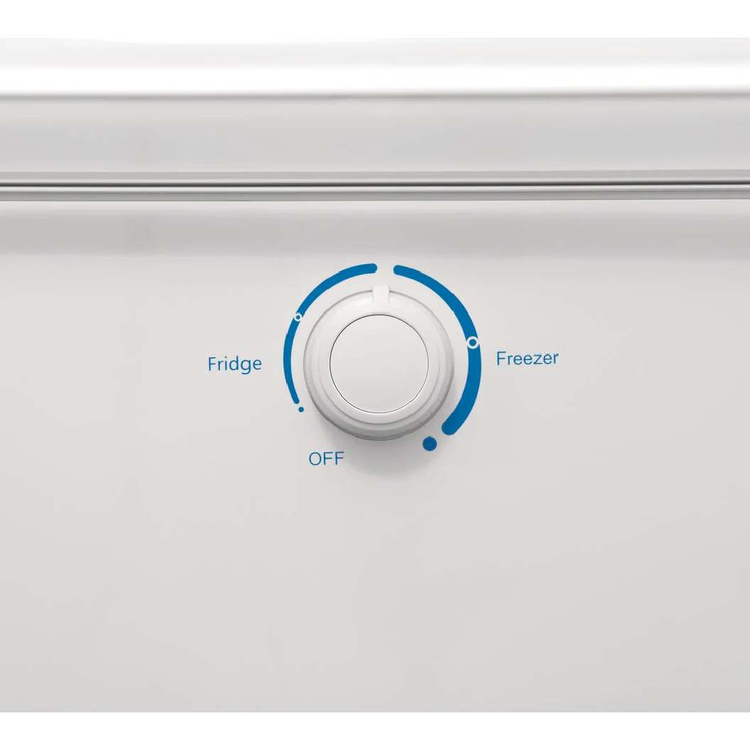 Congélateur vertical convertible 28 po, 16 pi³ Blanc - Prêt pour le garage