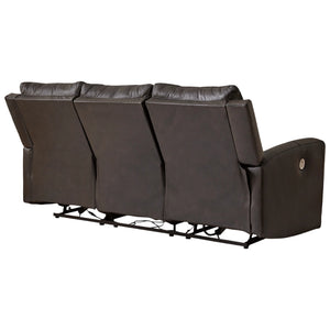 Sofa motorisé en cuir gris foncé - Boxmere