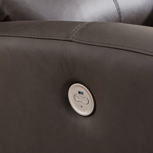 Sofa motorisé en cuir gris foncé - Boxmere