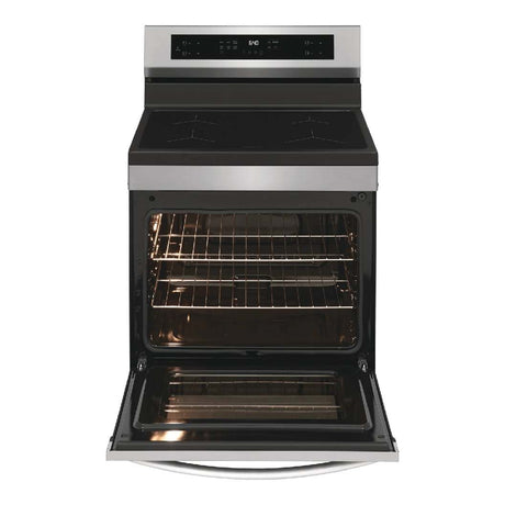 Cuisinière à induction 30 po, 5,3 pi³ Inox à 4 zones