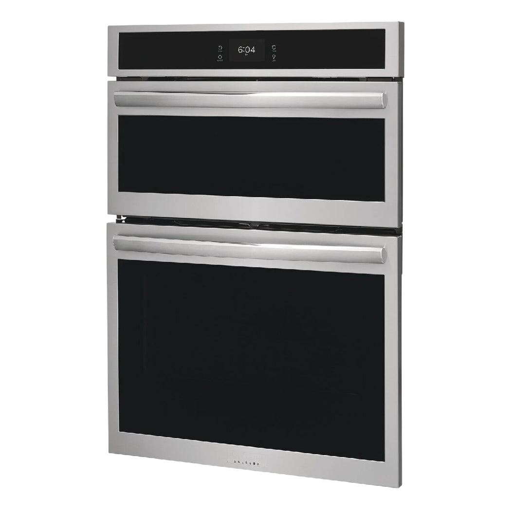 Four encastrable et micro-ondes combiné 30 po, 5,3 pi³ / 1,7 pi³ Inox avec Air Fry et cuisson pizza