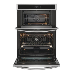 Four encastrable et micro-ondes combiné 30 po, 5,3 pi³ / 1,7 pi³ Inox avec Air Fry et cuisson pizza