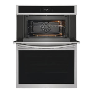 Four encastrable et micro-ondes combiné 30 po, 5,3 pi³ / 1,7 pi³ Inox avec Air Fry et cuisson pizza