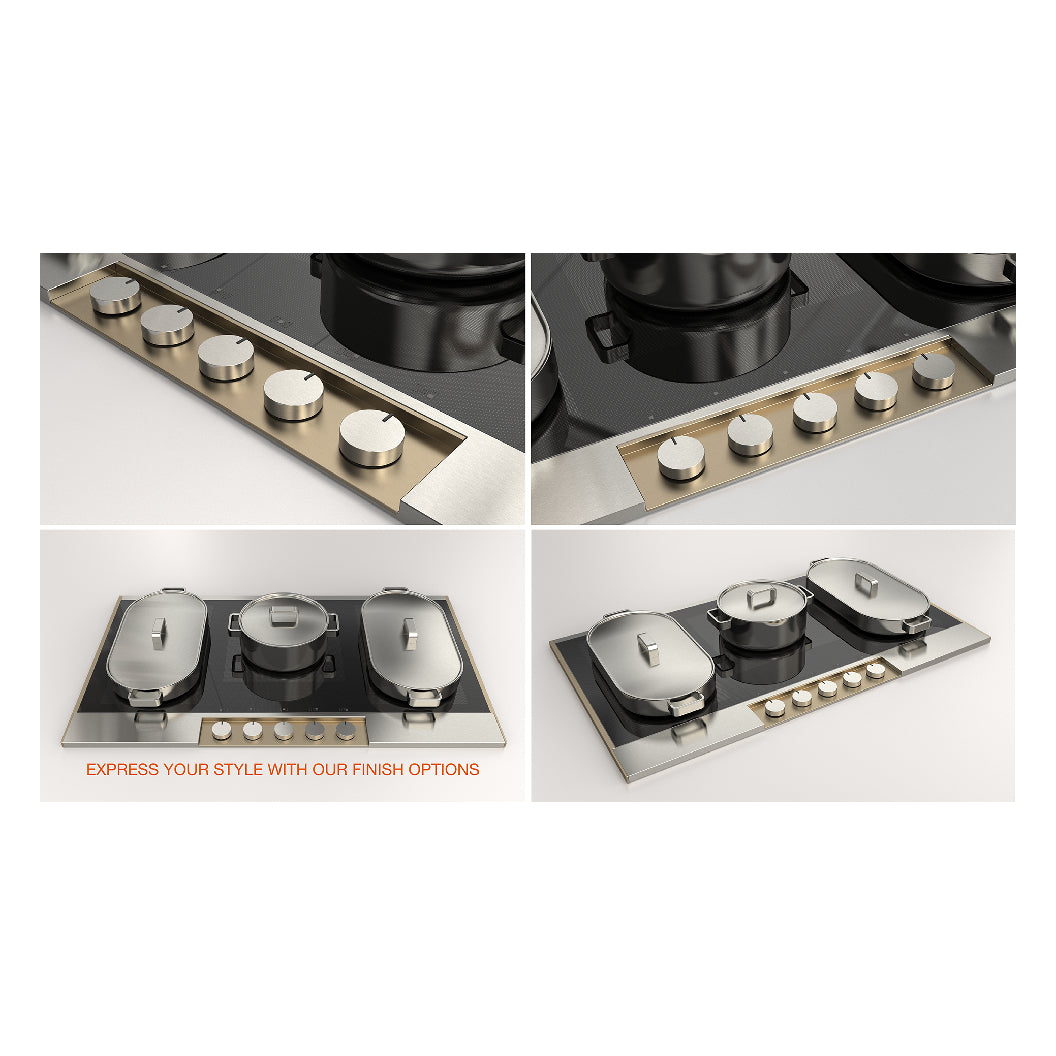 Plaque de cuisson à induction 36 po Inox - Série 700 avec 5 éléments