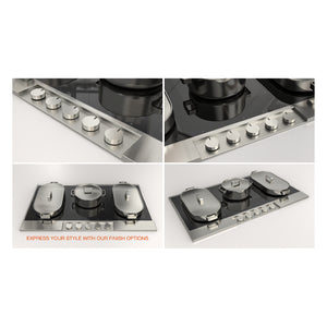 Plaque de cuisson à induction 36 po Inox - Série 700 avec 5 éléments