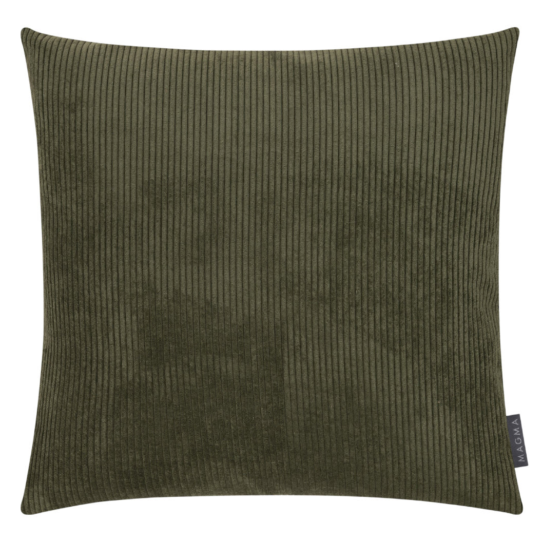 Coussin 18 x 18 po en velours côtelé - Inga