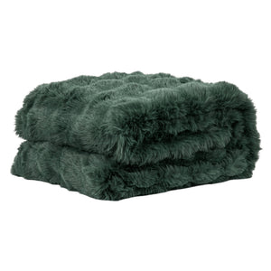 Jeté en fausse fourrure en 2 grandeurs - Nuage