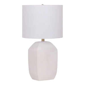 Lampe de table en céramique blanche 13 po. - Picolo